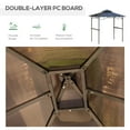 thumbnail image 5 of Outsunny 7.90 x 4.90 Barbecue Grill Gazebo Tent, UV Protection, 5 of 9