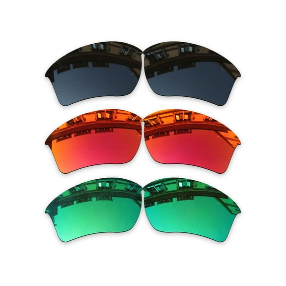 Vonxyz 3 Pack Polarized Replacement Lenses for Oakley Half Jacket 2.0 XL Sunglasses