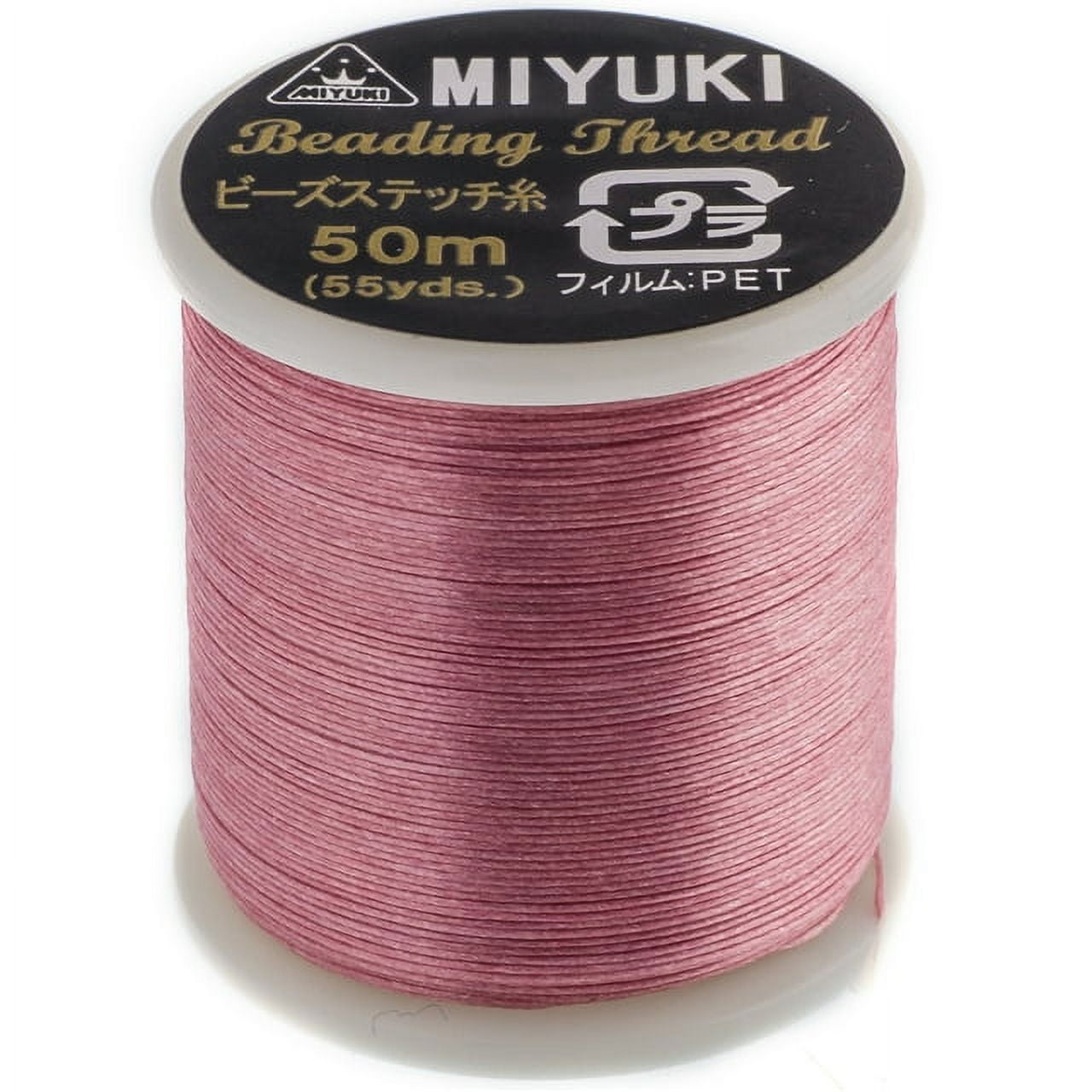 Miyuki Nylon Beading Thread B Black (50m) for DIY Jewelry Making 