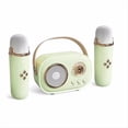 thumbnail image 1 of Altavoz Portátil Inalámbrico Bluetooth con Karaoke y Micrófono, Radio FM, Minicaja de Sonido, Columna Pequeña para Música, MP3, Color Verde., 1 of 5