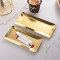 thumbnail image 4 of CATIEBYE Rectangular De Acero Inoxidable Dorado Para Almacenamiento Y Exhibición, 4 of 8