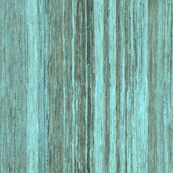 Ahgly Company Indoor Square Abstract Light Blue Modern Area Rugs, 8' Square