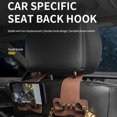 thumbnail image 3 of stanreset Compact Car Seat Back Storage Hook Convenient And Versatile For Any Car Interior Suitable For Any black, 3 of 6