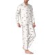 thumbnail image 2 of Balery Dachshund Dog Puppy Pijama para Hombre de Dos Piezas con Manga Larga, Conjunto de Dormir y Descanso Suave con Bolsillos-XX-Large, 2 of 7