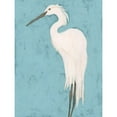 thumbnail image 3 of Vess, June Erica 12x14 Black Modern Framed Museum Art Print Titled - Heron Fresco II, 3 of 5