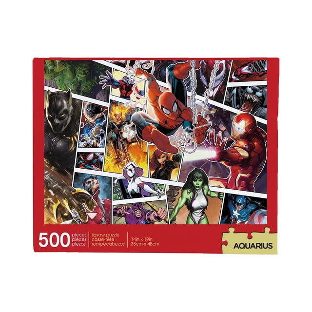Rompecabezas AQUARIUS Marvel 500 piezas con licencia oficial