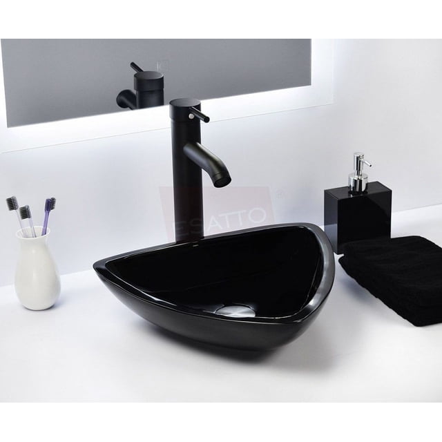 Esatto® Kit Drei N Paquete De Precio Mejorado Con Lavabo, Llave Y Desagües Listo Para Instalar ESATTO PAQUETE COMPLETO DE LAVABO PARA BAÑO