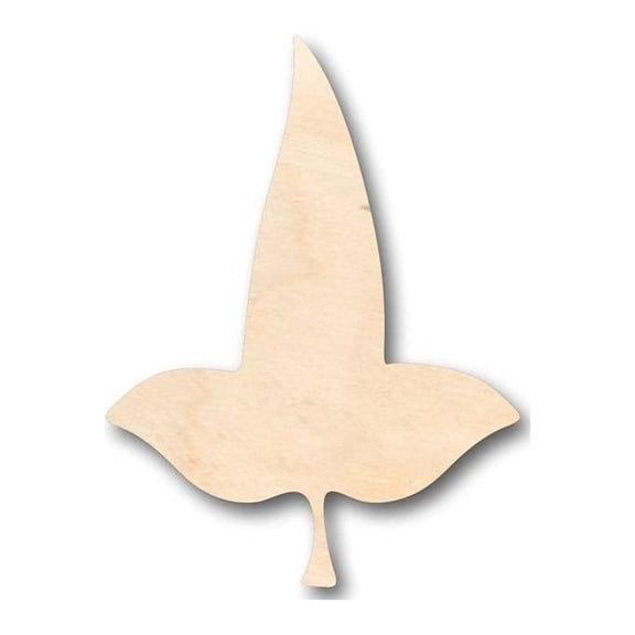 Unfinished Wood Mallorn Leaf Shape - Fall - Craft - up to 46" DIY 8" / 1/4"