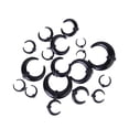 thumbnail image 3 of Women's 9 Pairs Set 14G-00G Ear Gauges Spiral - Long, 1.6-10mm, 3 of 7