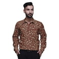 thumbnail image 1 of BESTMAN Casual PrintedShirtsFor Men Slim Fit Button Down Long SleeveShirt, 1 of 5