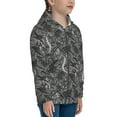 thumbnail image 5 of Pofeuu Snake Print Teenage Zipper Hoodie Sweatshirts Hooded Casual Jackets With Pocket For Boys Girls-Small, 5 of 6