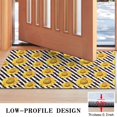 thumbnail image 3 of Black White Stripe Sunflower Pattern Door Rugs,Washable Non Slip Door Mats Indoor,Decorative Door Mats,Entry Mat Indoor for Entrance,Bedroom,Kitchen,Bathroom,17"x30", 3 of 6