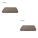 thumbnail image 2 of Greeniant 1 alfombrilla para mascotas, sofá absorbente de agua de refrigeración, almohadilla para mascotas, alfombrilla plegable portátil de fibra marrón XS (40*30 cm) 2piezas Greeniant CBP179953, 2 of 6