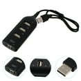 thumbnail image 2 of 1Pc USB Hub USB 2.0 Hub 4 Port USB 2.0 Data Hub Portable USB 2.0 Splitter, 2 of 7