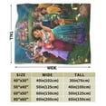 thumbnail image 3 of Encanto Blanket, Anime Throw Blanket For Couch Sofa Bed, Soft Cozy Lightweight Warm Flannel Blanket, Home Decor, Anime Gifts For Boys Girls Kids Teens, 3 of 9