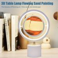 thumbnail image 3 of Lámpara LED 3D Quicksand Lamp Craft Ornaments USB Art Picture Luces Decoraciones de escritorio, 3 of 8