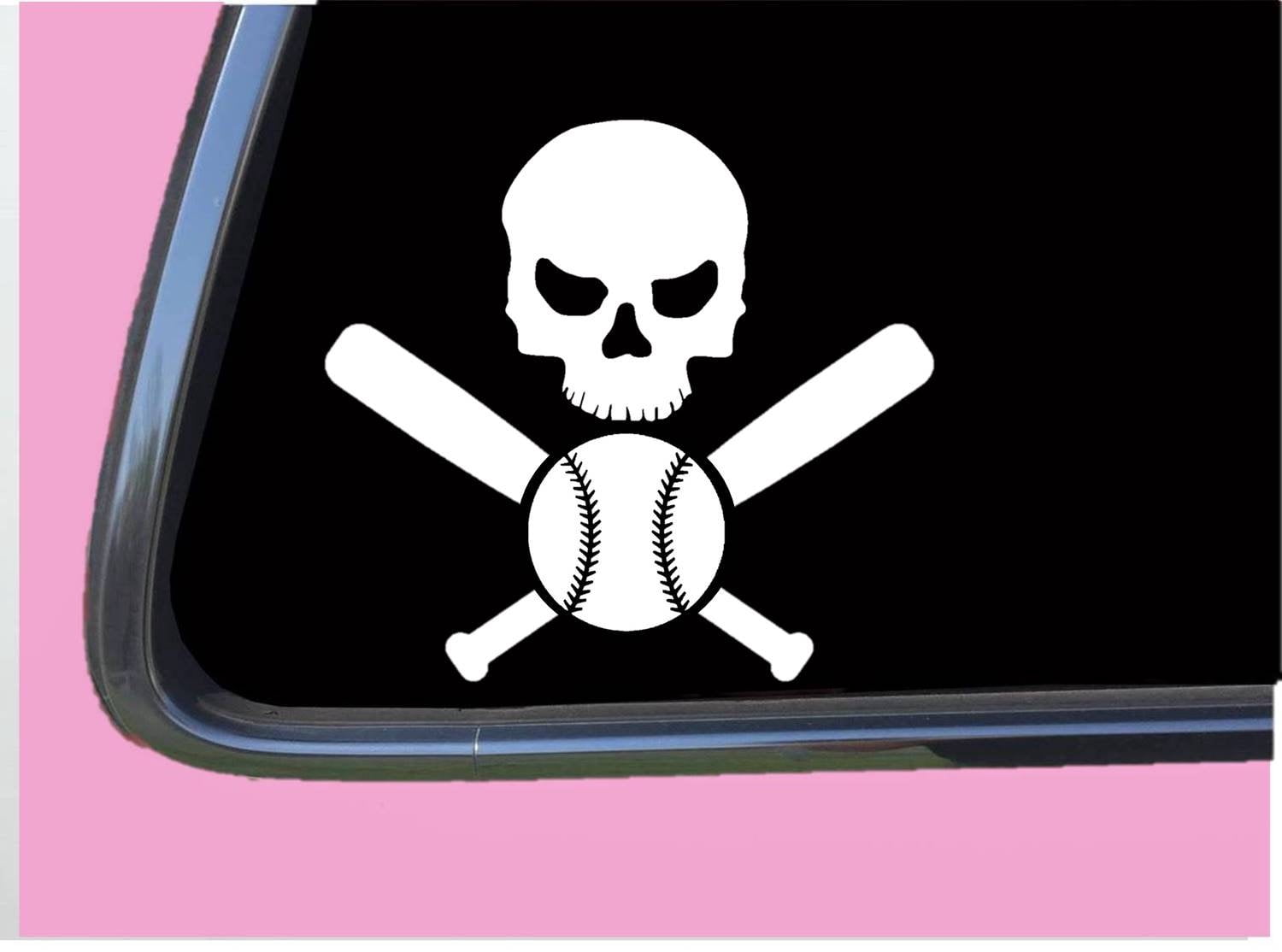 Baseball Skull Sticker TP 407 vinyl 6