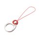 thumbnail image 1 of sweethay Gancho con hebilla de langosta, tacto suave y aspecto hermoso, hebilla de anillo de Metal para teléfono, cuerda colgante Relojes inteligentes Rojo, 1 of 6