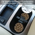 thumbnail image 6 of Thirstystone Leopard Print 2 Pack Absorbent Car Coasters, 6 of 7