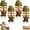 4PCS, variant on Catnip & Silvervine Chew, 3-in-1 Dental Fishbone Toy with Mixed Flavors, Natural Boredom Buster for Healthy Teeth & Happy Play