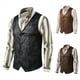thumbnail image 5 of Chaleco de chaqueta de un solo pecho de ante con cuello en V de Europa y Estados Unidos, 5 of 6