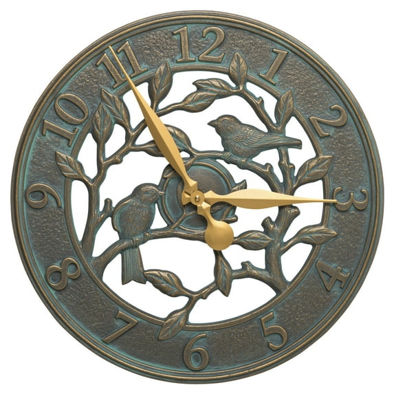 Whitehall Products Woodridge 16-in. Indoor/Outdoor Wall Clock