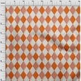 thumbnail image 4 of oneOone Rayon Orange Fabric Argyle Diy Clothing Quilting Fabric Print Fabric By Yard 56 Inch Wide, 4 of 4