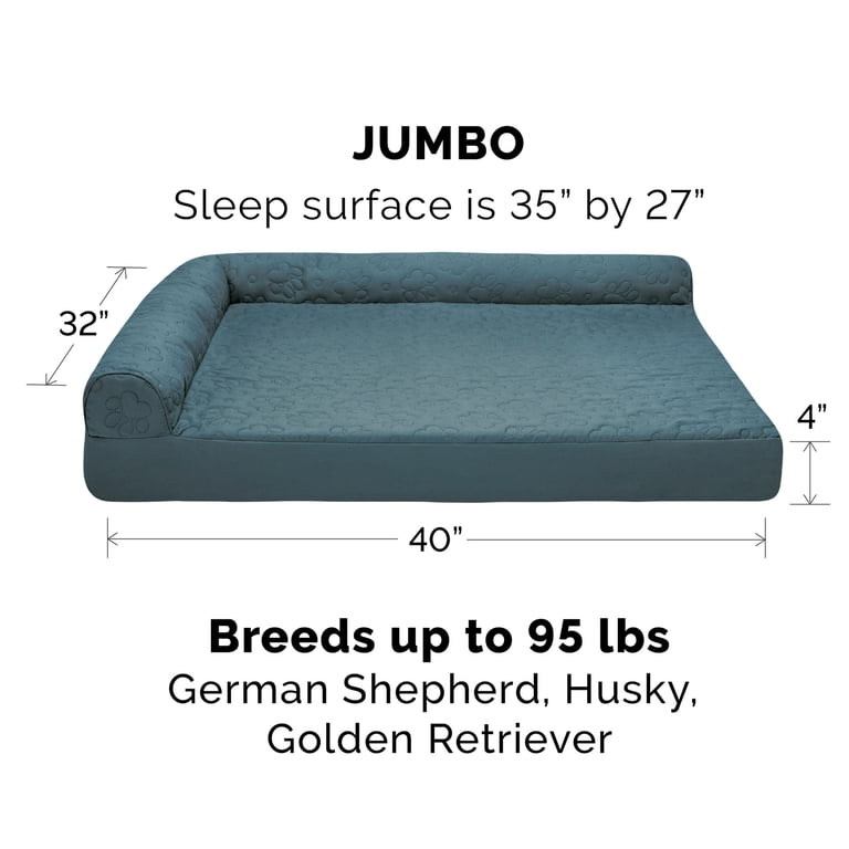 FurHaven Cooling Gel-Top Orthopedic L-Chaise Dog Bed, Jumbo photo 4