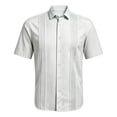 thumbnail image 5 of Kureaily Kids Festive Shirt With Pleated Short Sleeves And Notched Collar For Boys Button Front Top Celebrati on Events Daily ,kids uniform button topSize 4-5 Years ,White, 5 of 5