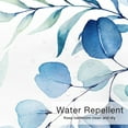 thumbnail image 6 of Blue Eucalyptus Leaf Shower Curtain, Blue and Green Watercolor Plant Shower Curtain, Trendy Waterproof Modern Floral Decorative Botanical Bathroom Decor, 72x72 Inch, 6 of 6