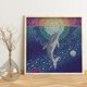 thumbnail image 3 of Cuadros Decorativos 30x30cm 5D DIY Forma especial completa Taladro Diamante Pintura Delfín Animal Decoración Tmvgtek embutido en tela, 3 of 9