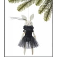 thumbnail image 1 of Holiday Lane Fashion Week Rabbit avec Ornement de Robe de Dîner Noire, 1 of 1