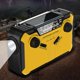 thumbnail image 5 of Radio solar, radio para el lugar de trabajo, radio portátil con manivela, radio de emergencia con AM/FM, banco de energía recargable de 2000 mAh a 2999 mAh, linterna LED y lector, 5 of 5
