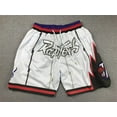 thumbnail image 1 of Mcgee'S Raptors Retro Embroidered Zipper Pocket Shorts Basketball Embroidered Shorts, 1 of 2