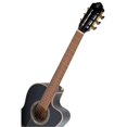 thumbnail image 5 of Ortega Guitars RCE138-T4BK Feel Series Slim Neck Acoustic Electric Thinline Nylon 6-String Guitar w/ Free Bag, Solid Canadian Spruce Top and African Mahogany Body, Black Gloss Finish, 5 of 5