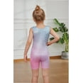 thumbnail image 2 of 2-8 Years Gymnastics Leotards for Girls Sparkly GradientBiketards Unitards Athletic Tumbling Outfit, 2 of 6