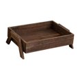thumbnail image 4 of Bandeja de madera, plato de almacenamiento, superficie lisa, accesorios de cocina decorativos rústicos para encimera, cocina, hogar, desayuno, fiesta, 4 of 9