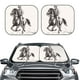 thumbnail image 2 of Fotbe Cowboy Ride A Horse Juego de 2 Piezas de Parasoles para Parabrisas | Bloqueador Solar para Auto | Accesorios Plegables para Protección Solar Interior-Large, 2 of 6