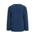 thumbnail image 1 of Fleece Cardigan Sweaters for Women Soft Long Sleeve Jacket with Pockets Button Down Open Front Fall Clothes, 1 of 5