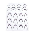 thumbnail image 2 of Pegatinas para uñas para decoración de uñas, pegatinas para uñas para mujeres, pegatinas francesas con degradado, pegatinas de sonrisa en forma de media luna, arcos de líneas francesas finas, adornos, 2 of 5