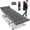 Gray, variant on Folding Camping Cots for Adults, Portable Outdoor Camping Bed with Mattress, Heavy Duty Guest Bed Sleeping Cot Folding Bed for Camping Traveling Office Use, 74" X 26", Gray, Supports 330 lbs