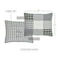 thumbnail image 6 of VHC Brands Sawyer Mill Patchwork Standard Sham, Black, 21x27, 6 of 6