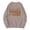 Khaki, variant on Women Blouses Girl Lady Sweatshirt Scrub Tops Long Sleeve Women Soft Lightweight Sweatshirts Solid Long Sweatshirt Leggings Hoodie Sweaters for Sweater Hoodie Workout Hoodies Pullover Khaki 2XL