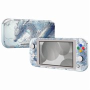 eXtremeRate DIY Replacement Shell for Nintendo Switch Lite, Crystal Dragon NSL Handheld Controller Housing w/ Screen Protector, Custom Case Cover for Nintendo Switch Lite - Without Console
