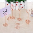10x Heart Pattern Table Number Name Card Holder Party Memo Photo Stand ...