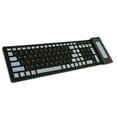 thumbnail image 3 of Soft Silicone Keyboard, 2.4G Cordless 107 Keys Waterproof Oilproof Folding Keyboard, Bright Color Ergonomic Design Keyboard, Fully Silent Using, 3 of 8