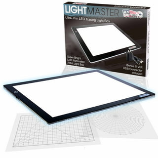 YOUTHINK LED Light Pad, A2 A3 A4 LED Slim Art Craft Drawing Tracing Light  Box Pad Board Lightbox,A2 A3 A4 LED Slim Art Craft Drawing Tracing Light Box  Pad Board US 110-240V 