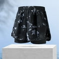 thumbnail image 2 of VONCOS Mens 2-in-1 Swim Trunks with Compression Liner Gray Camo Quick Dry Board Shorts for Swimming Beach Water Sports,Size 3XL, 2 of 3