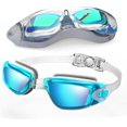 thumbnail image 1 of Swim Goggles, Swimming Goggles No Leaking Full Protection Adult Men Women Youth, 1 of 5