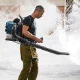 2023 New Blue Backpack Leaf Blower, 75.6cc 4 Stroke 3.45HP Powerful